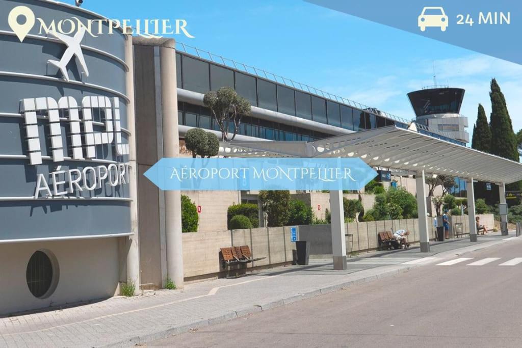 028- Chu Hopital, Appart 2Chambres, Parking, Tram Монпелье Экстерьер фото