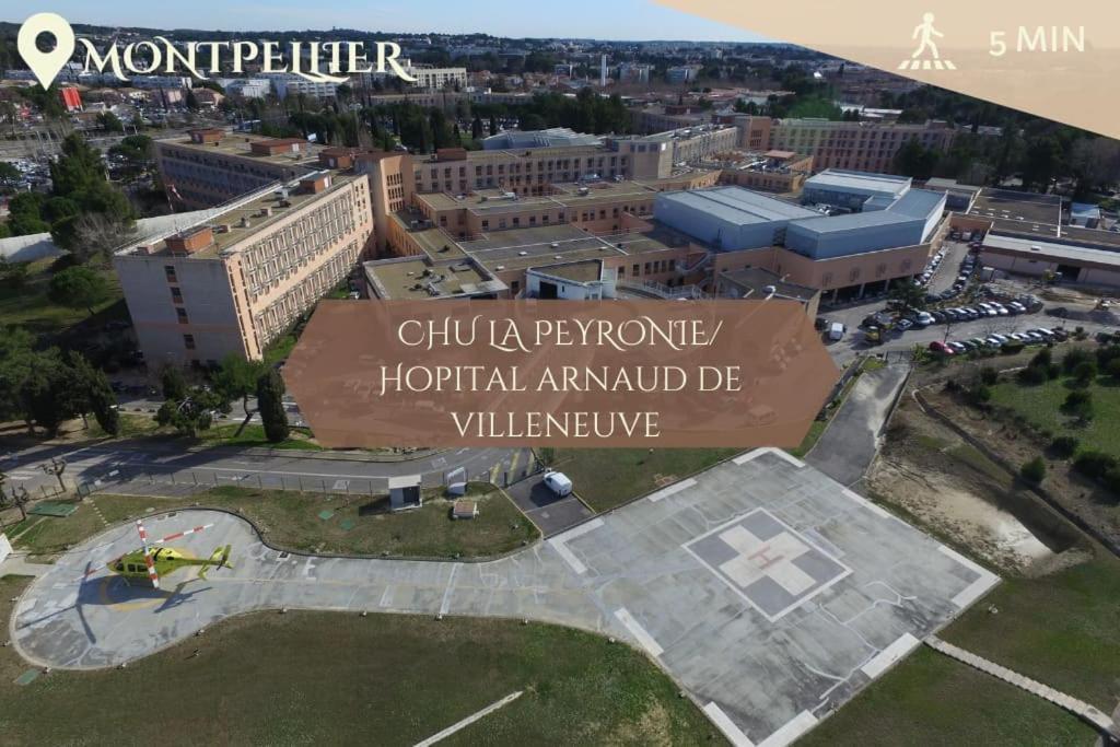 028- Chu Hopital, Appart 2Chambres, Parking, Tram Монпелье Экстерьер фото